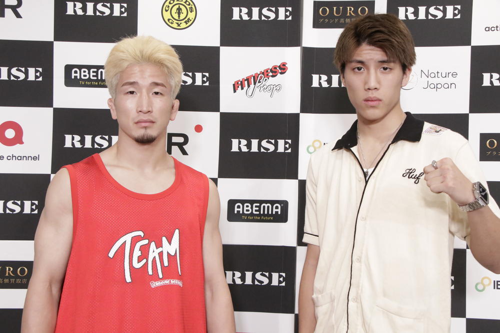 【RISE】毎回ローブローを受ける梅井泰成が“ノー金的シール”で中嶋愛樹斗にけん制「盛大にRISEの期待を裏切ったろかな」（梅井）「圧倒的なKOで勝ちたい」（中嶋）
