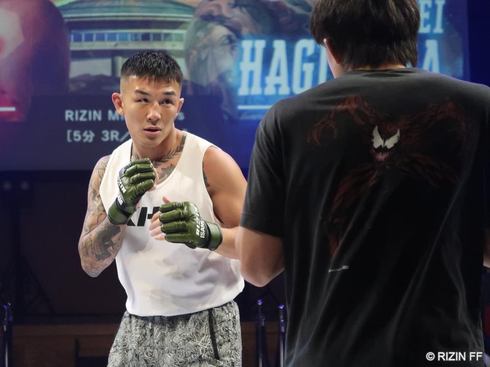 【RIZIN】萩原京平がダウトベック戦は「真っ向勝負で倒すことに価値がある」と宣言「みんなが興奮するような鳥肌が立つような試合を見せようと思っている」