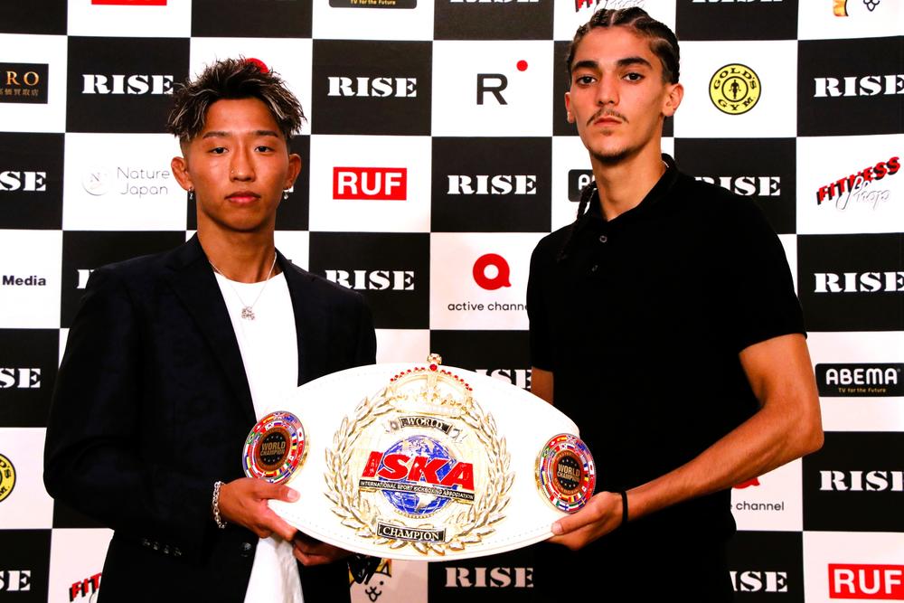 【RISE】花岡竜「明日は50-45かKOの2択なので、どっちみち圧勝」とISKA世界王座獲りに自信、キャルービーは「相手は小さい。前回とは違う」
