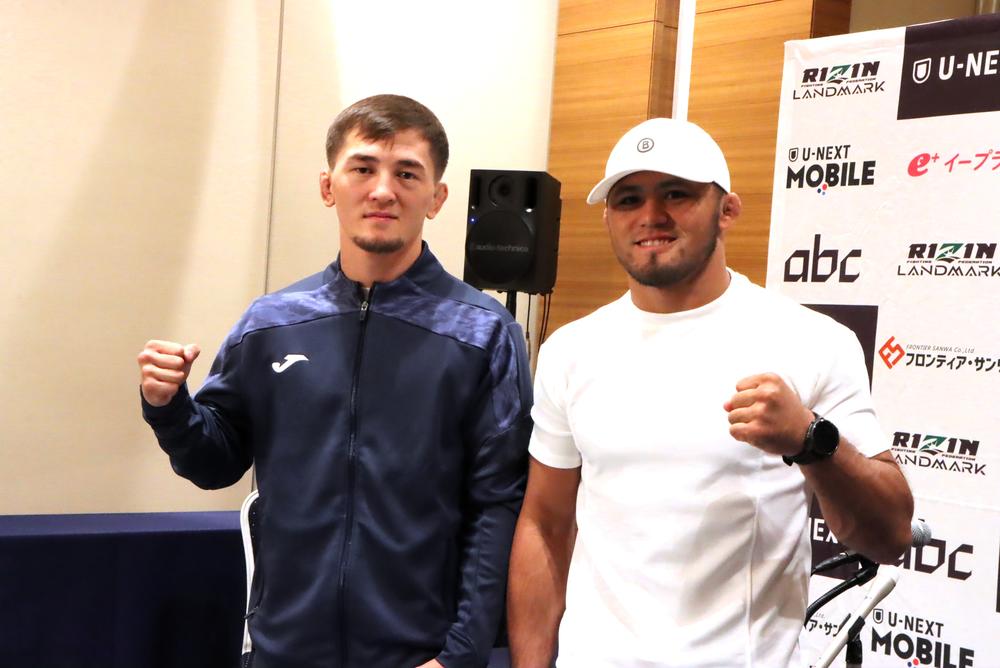 【RIZIN】シェイドゥラエフ推薦「これからRIZINファンの皆さんに注目を浴びるような、素晴らしい試合を見せると自信を持っている」、兄と慕うティレノフ「早期フィニッシュを当然狙う」