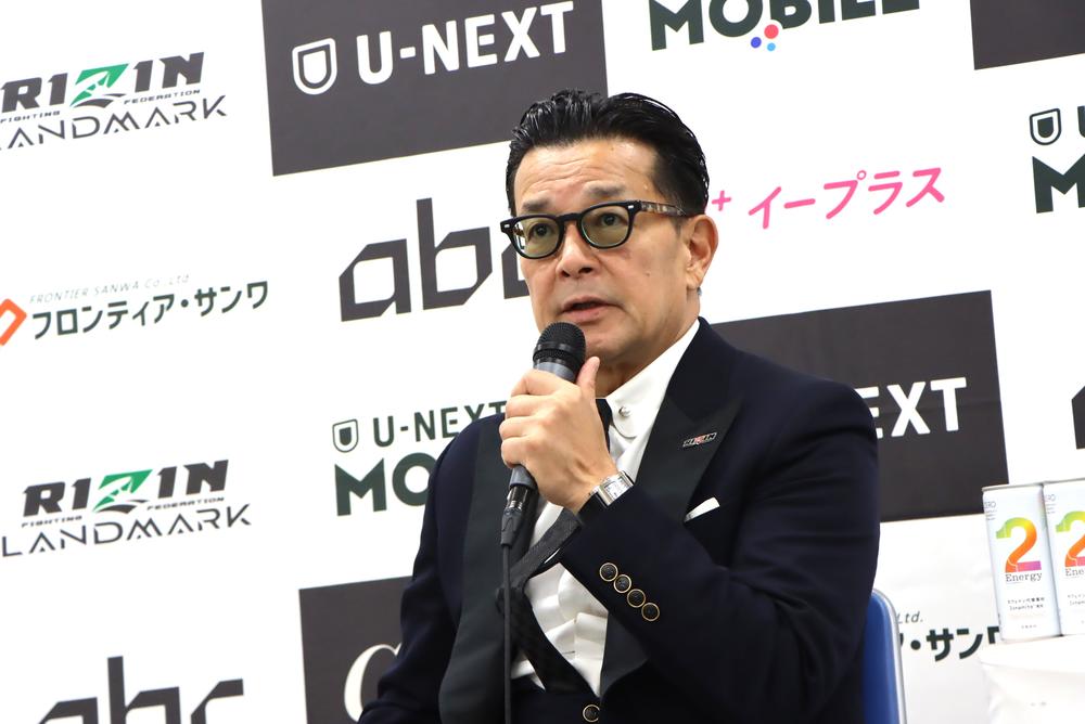 【RIZIN】平本蓮vs.ダウトベックは「口説くというか、やらせます」7・20『超RIZIN.5』の会見は「ビビッてたじろぐようなカードをズバッと皆さんにお届けしたい」(榊原CEO)