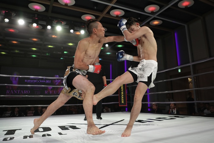 【GLADIATOR KICK】旗揚げ戦のメインで1部は山口ショータ、2部は乱太郎が勝利。荒尾祐太はOFGムエタイでチャンヒョンに勝つ