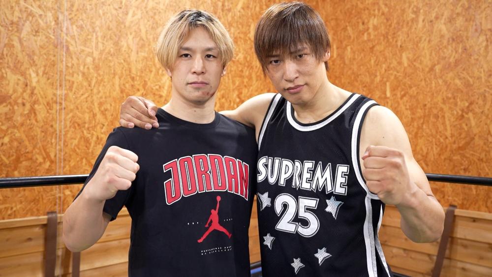 【シュートボクシング】解説席のRENAにプランチャ予告も!? 高橋幸光が飯伏幸太のミドルキックとバックドロップを浴びる公開練習