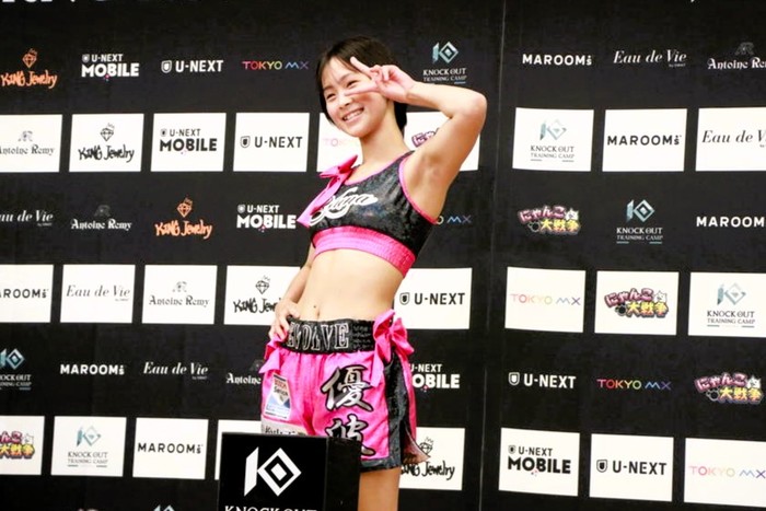 【KNOCK OUT】15歳デビュー戦で話題を呼んだ優波のプロ3戦目が決定、相手は15歳デビュー戦で修斗世界1位を破ったTSUMUGI＝女子キックホープ対決