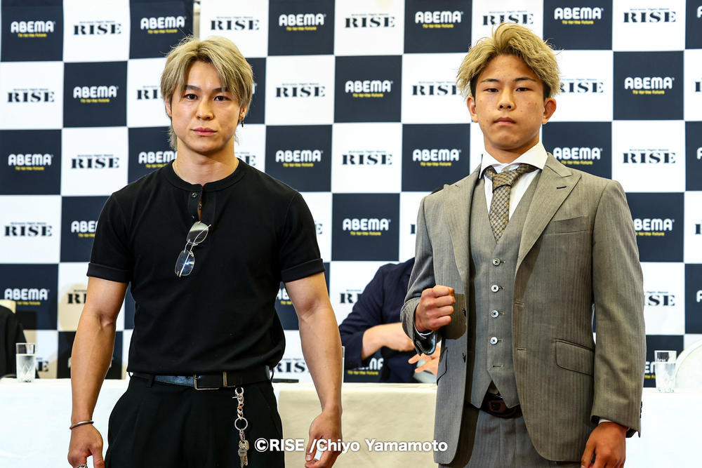 【RISE】元Krush王者を迎え撃つ伊東龍也「2団体の王者を倒せば僕が出る世界トーナメントも見たくなるじゃないですか」、初参戦の大鹿統毅「どこで負けるん？ みたいな。弱すぎだし満振りだし隙ありすぎだろ」