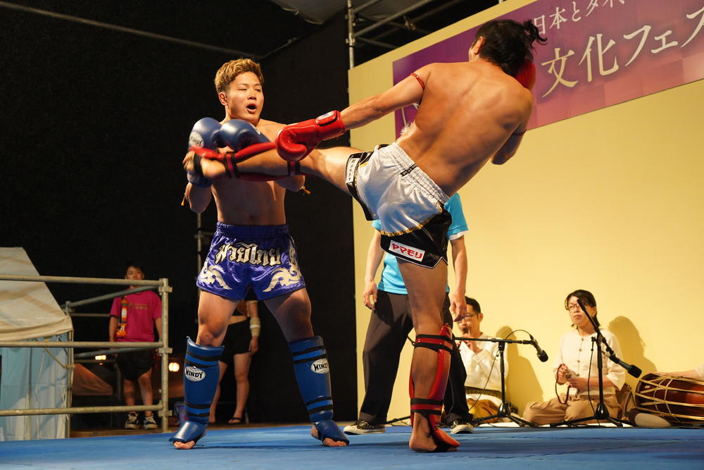 【ムエタイ】名古屋アジア競技大会期間中の公式イベントで「キング・ムエ」がムエタイのデモンストレーション
