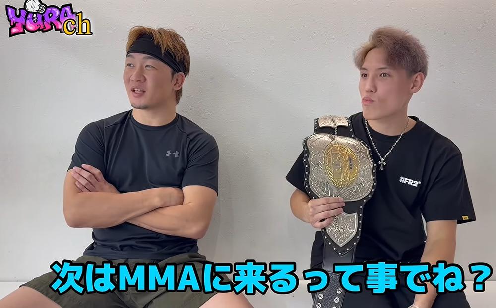 【RISE】朝倉未来の「次はMMAに来るってことでね」の問いかけに新王者YURA「はい」と即答「未来さんとマジでRIZINに出れたら最高」