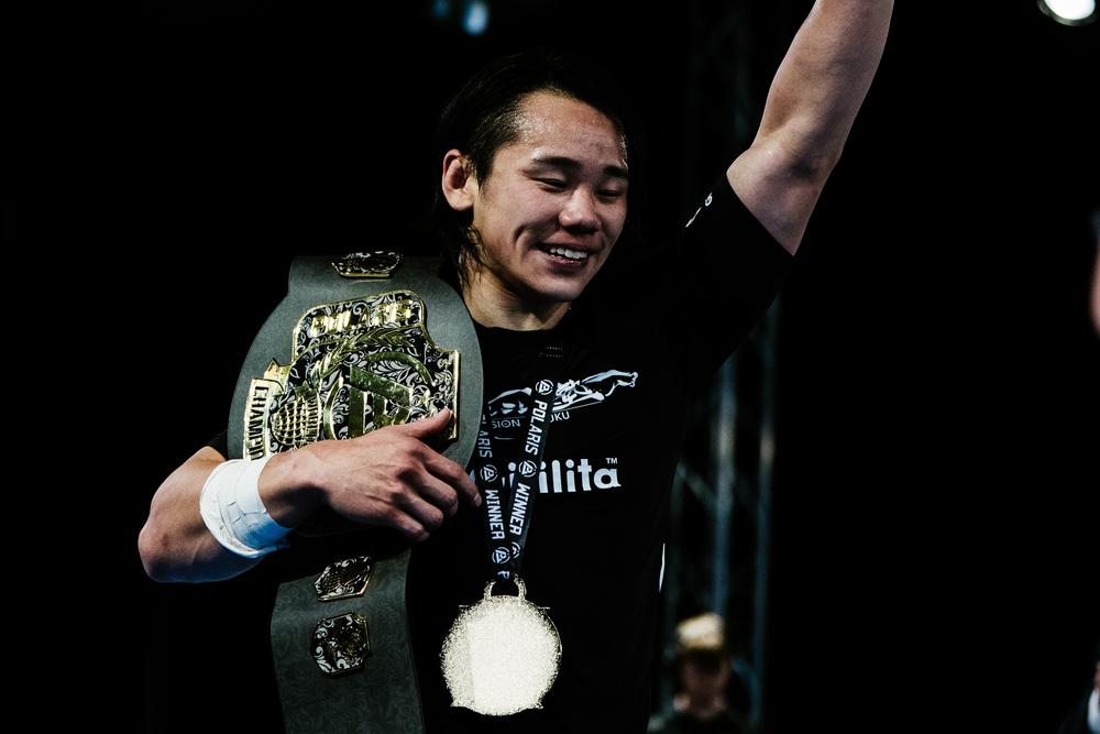 【Polaris】二冠制覇！ 高橋“SUBMISSION”雄己がEBIに続き、Polarisバンタム級王者に「間に合うのであればUFC BJJ王者マイキーと」