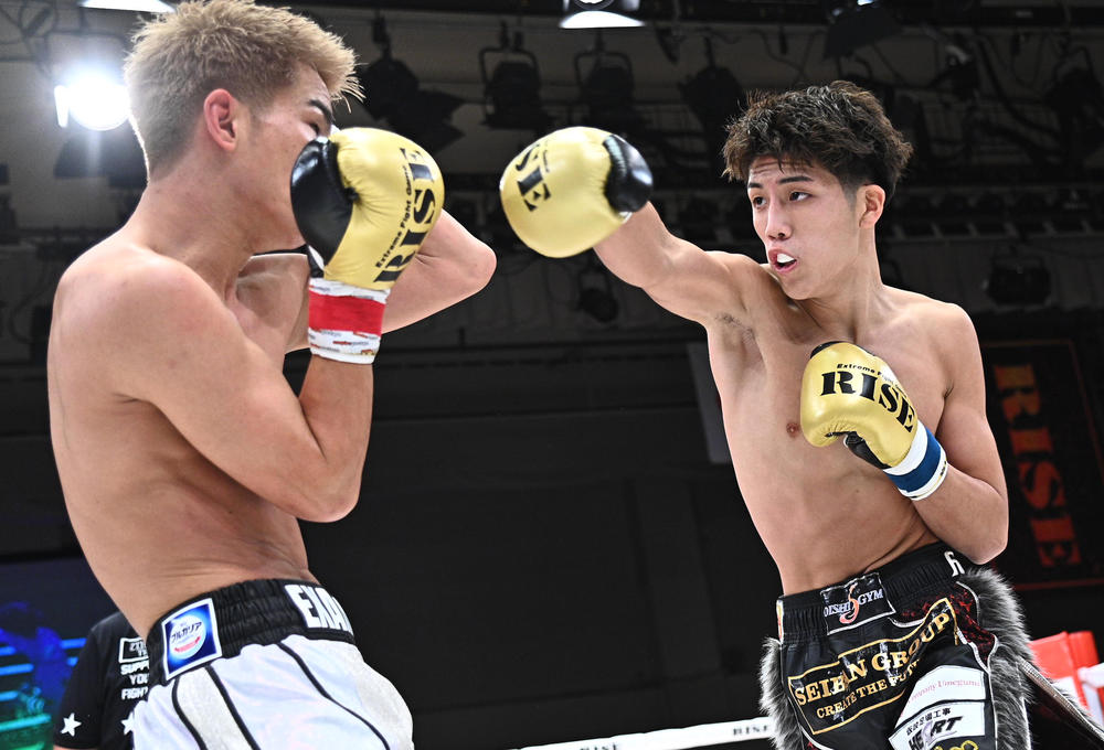 【RISE】中嶋愛樹斗が大森隆之介を初回KOして新フェザー級王者に、テッサ・デ・コムは粘るYAYAを4RでKOしてV3