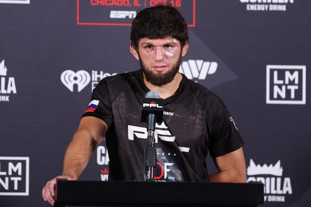 【PFL】「19戦無敗」死守──銃撃から復帰も辛勝のヒズリエフ「正しい精神状態になるのが難しかった」「1Rと3Rは取っていた」「次は私が王者シェイドゥラエフに挑戦する番」