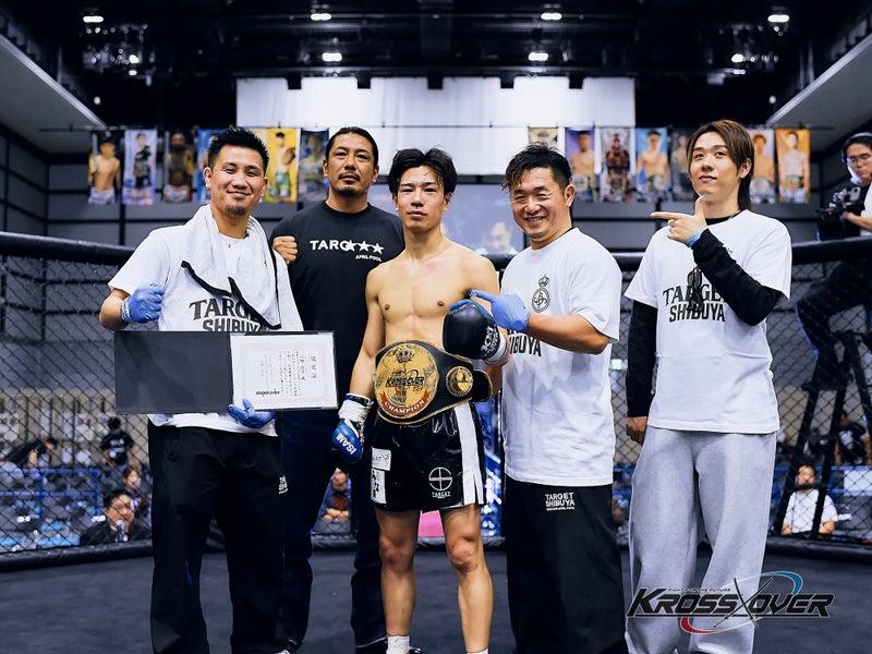 【KROSS×OVER】小野祥平がKICK第2代バンタム級王者、本田ななかが初代KICK女子スーパーバンタム級王者、竹内義毅がMMA初代フェザー級王者に