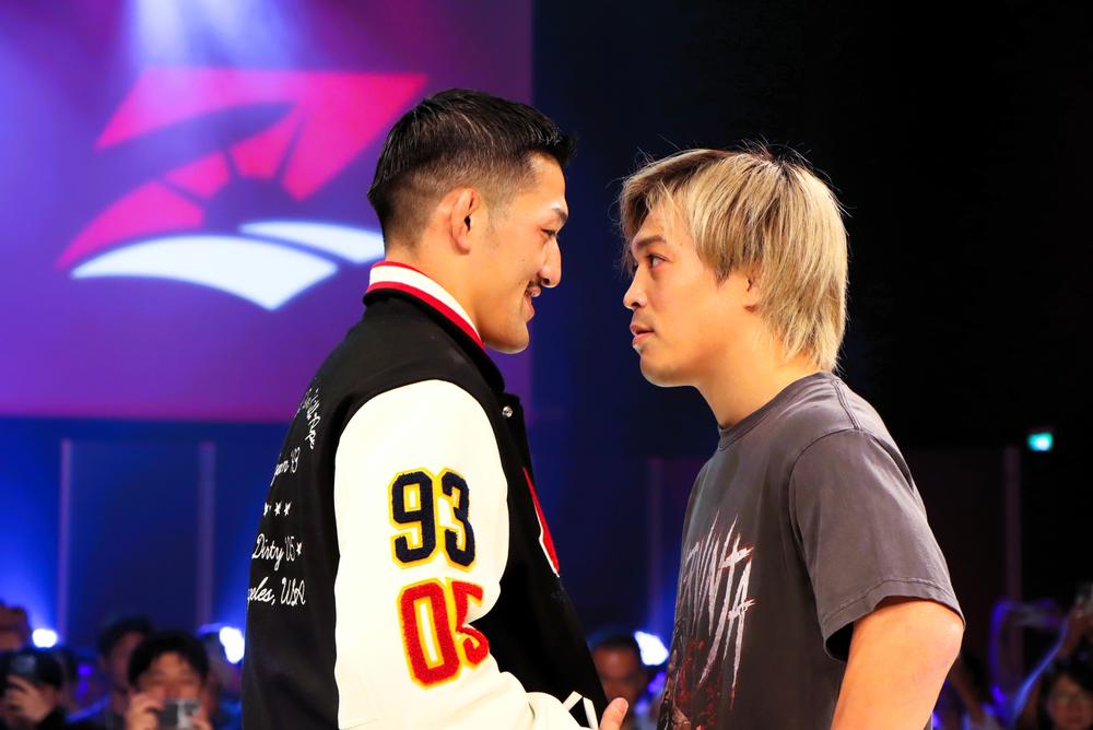 【RIZIN】公開練習で妙にかみ合う2人、鹿志村仁之介「俺の初めての打撃の試合になる」×太田忍「サバテロは鹿志村ごときに3Rかかってるけど、僕はもう1Rで決める」──サバテロ「慣れ合いやってんだったら、俺が2人ともひっぱたいてやる！」